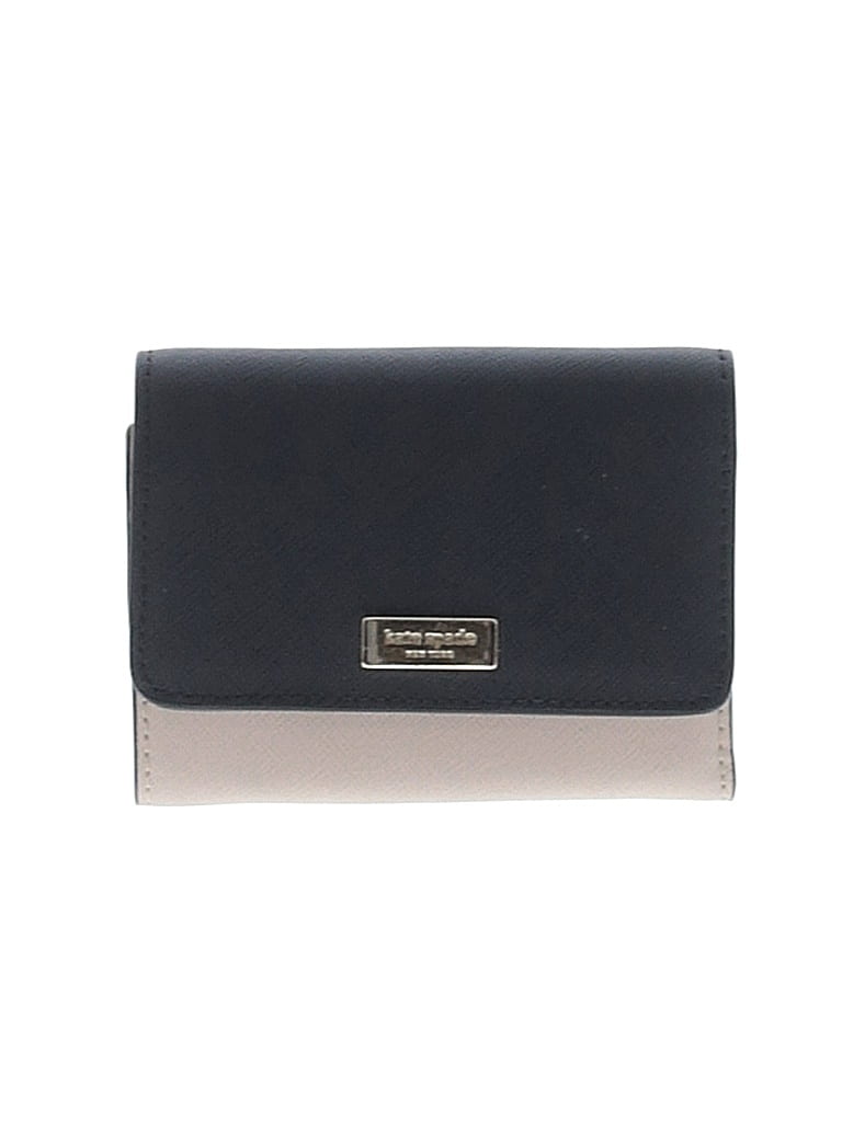 Kate Spade New York 100% Leather Blue Black Leather Wallet One size - photo 1
