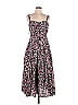 Rebecca Taylor 100% Cotton Floral Black Casual Dress Size L - photo 1