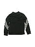 Adidas 100% Polyester Stripes Black Track Jacket Size 7 (big kids) - photo 2
