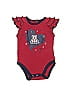 GEN 2 100% Cotton Burgundy Red Short Sleeve Onesie Size 0-3 mo - photo 1