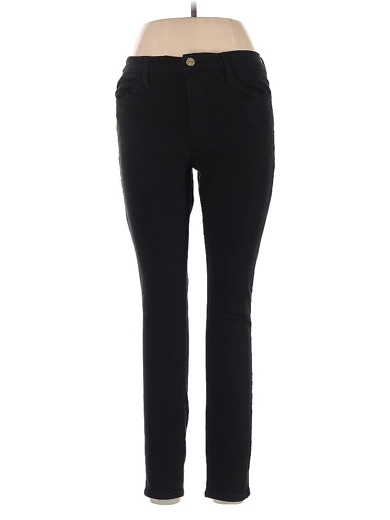 Pre-owned Frame Jeggings In Black