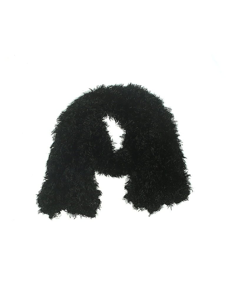 Pre-owned Assorted Brands Scarf In Black