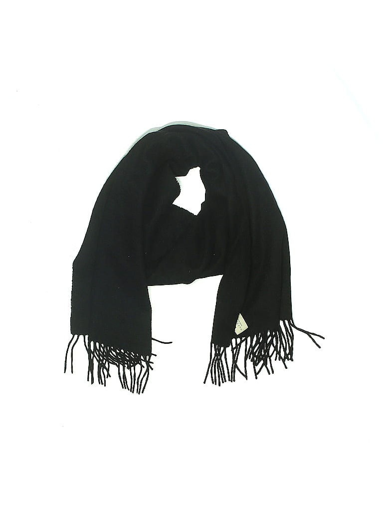 Portolano 100% Cashmere Black Cashmere Scarf One size - photo 1