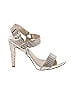 Karl Lagerfeld Paris Ivory Gold Heels Size 8 1/2 - photo 1