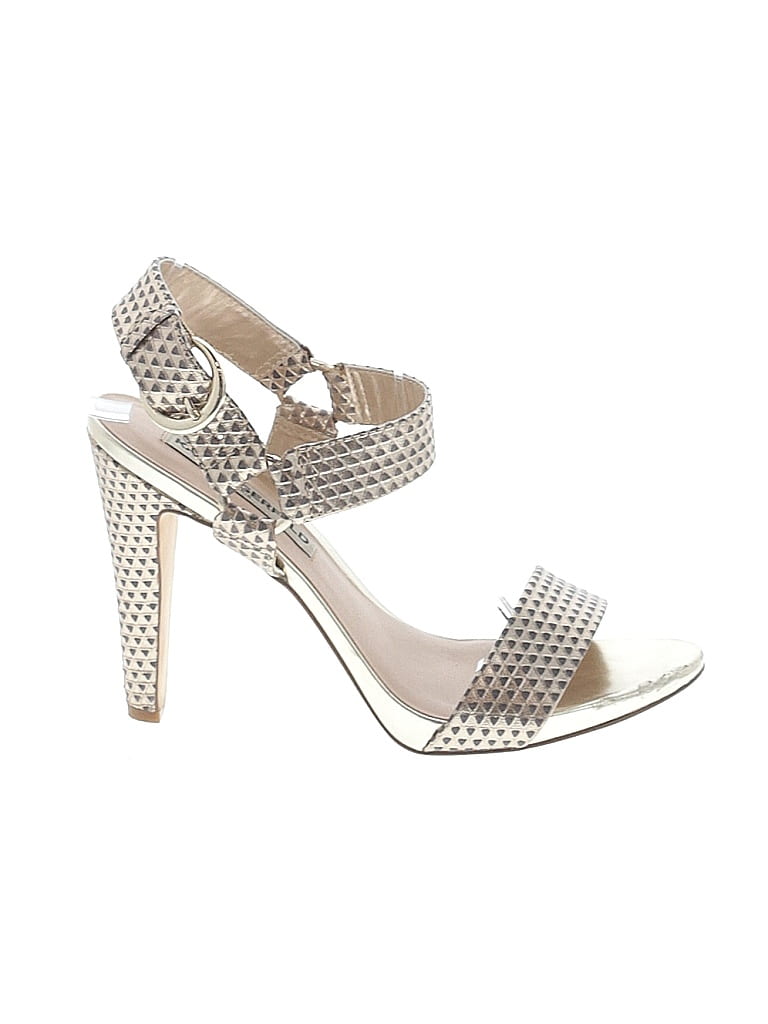 Karl Lagerfeld Paris Ivory Gold Heels Size 8 1/2 - photo 1