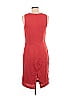 Reiss 100% Polyester Solid Red Orange Casual Dress Size 6 - photo 2