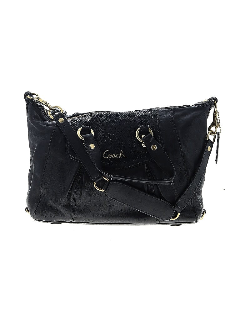 Coach Factory 100% Leather Black Leather Satchel One size - photo 1