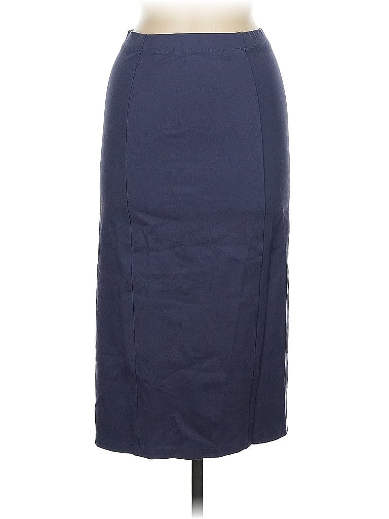 Babaton Solid Blue Formal Skirt Size 6 - photo 1