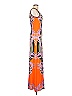 Hale Bob Graphic Orange Casual Dress Size M - photo 4