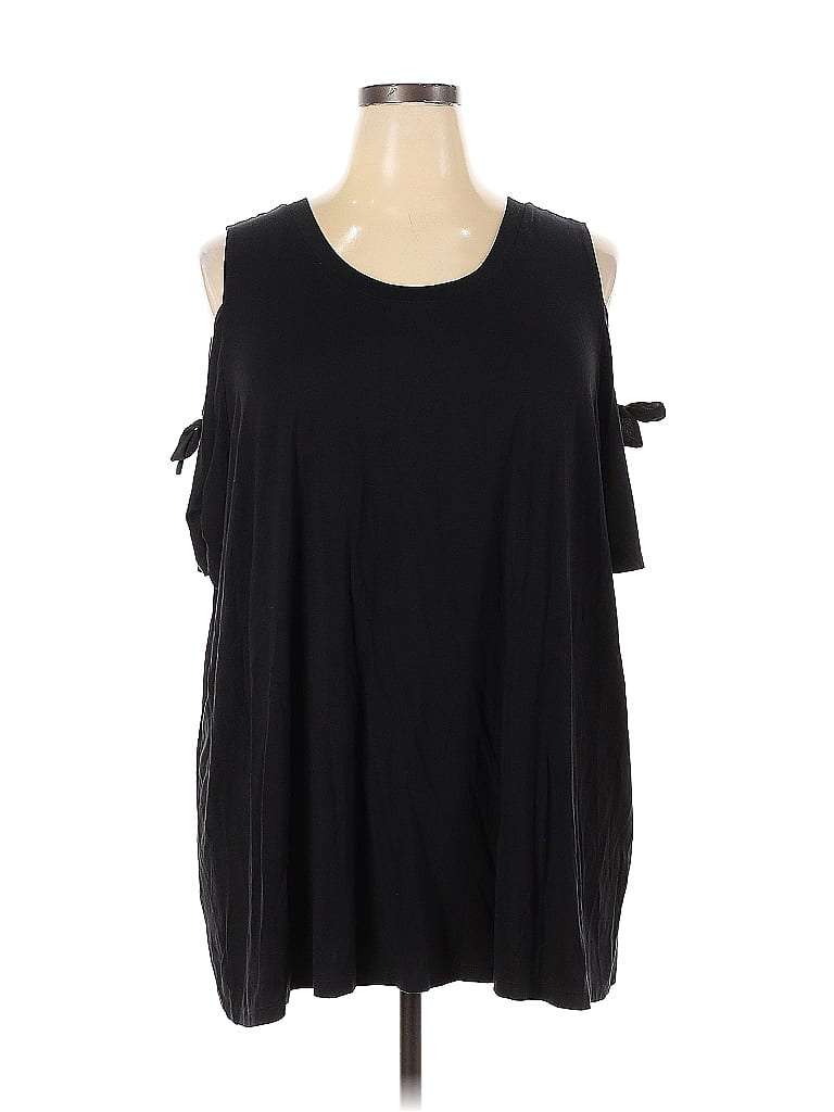 Ellos Black Sleeveless Top Size 2X - photo 1