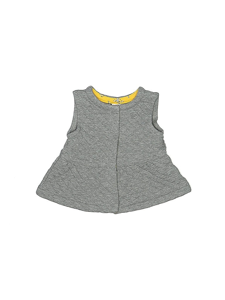 Pre-owned Carter's Kids' Sleeveless T-shirt In Gray