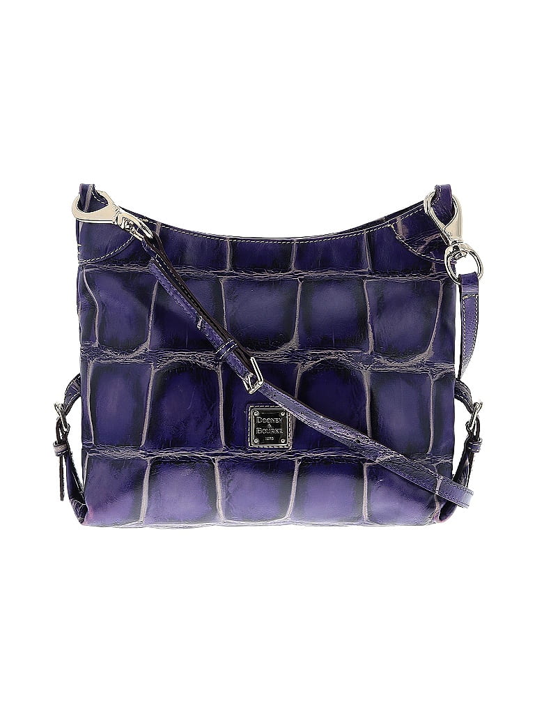 Dooney & Bourke 100% Leather Purple Leather Crossbody Bag One size - photo 1
