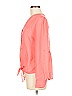 Candie's 100% Polyester Orange Long Sleeve Blouse Size L - photo 5