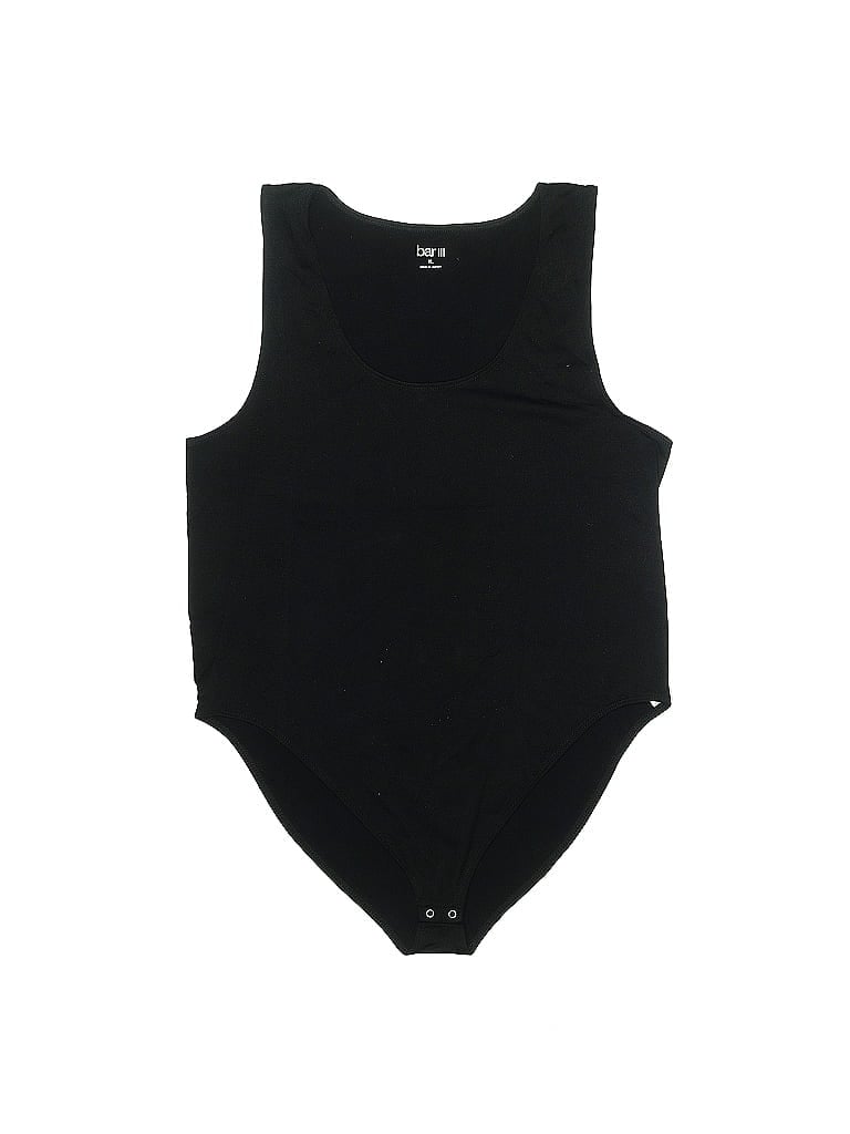 Pre-owned Bar Iii Bodysuit In Black