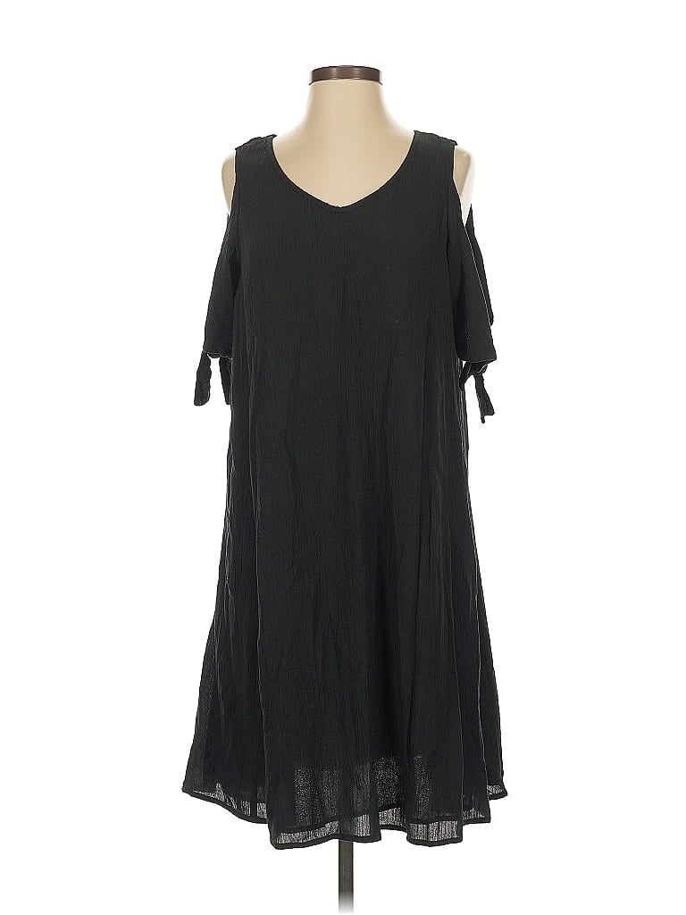 Pre-owned Soft Surroundings Casual Dress In Black