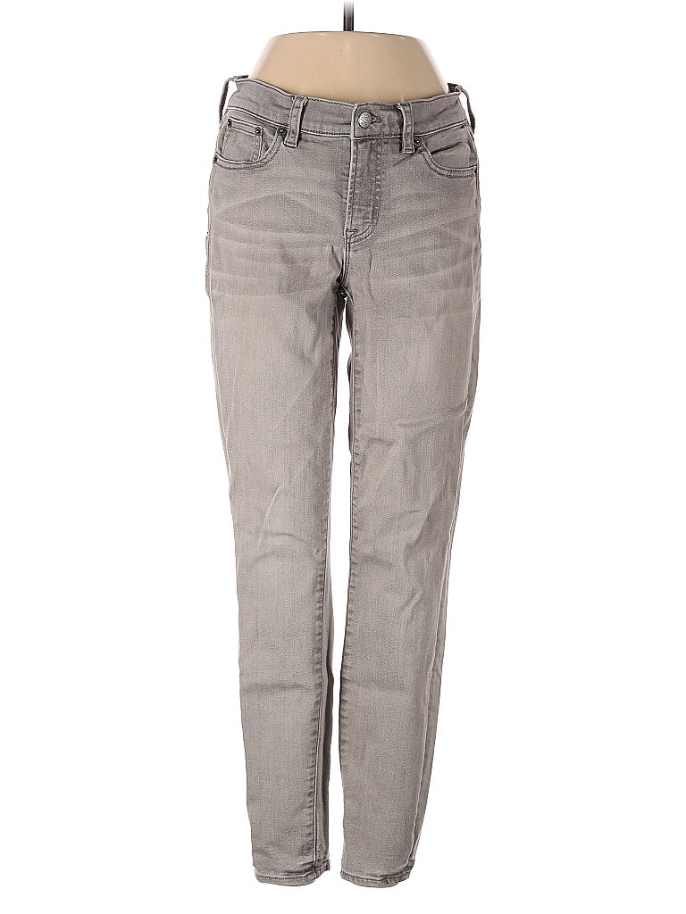Pre-owned J.crew Factory Store Jeans In Gray