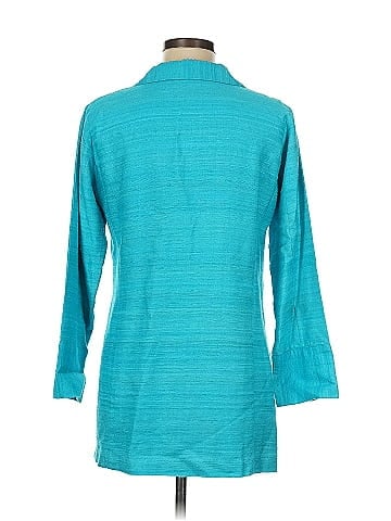 Charlotte Kellogg 3/4 Sleeve Button-Down Shirt (view 2)