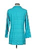 Charlotte Kellogg Teal 3/4 Sleeve Button-Down Shirt Size M - photo 2