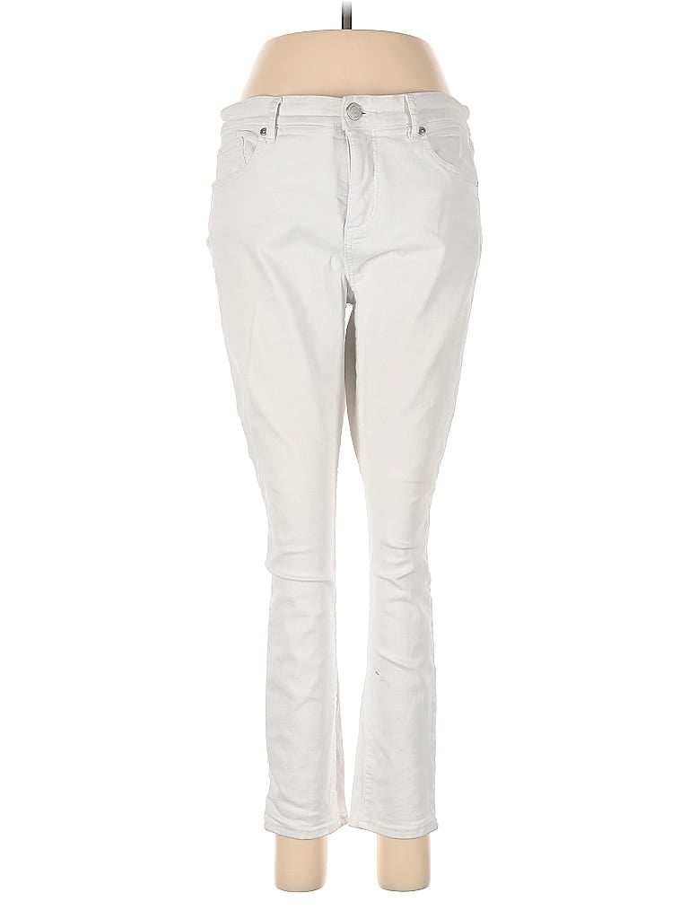 Pre-owned Ann Taylor Loft Jeans In White