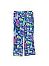 Assorted Brands 100% Polyester Print Blue Casual Pants Size 7 - 8 - photo 1