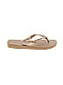 Havaianas Tan Brown Flip Flops Size EU 37 - photo 1