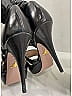 Prada 100% Leather Black Heels Size EU 38 - photo 6