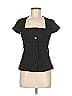 Express Design Studio Black Short Sleeve Top Size 8 - photo 1