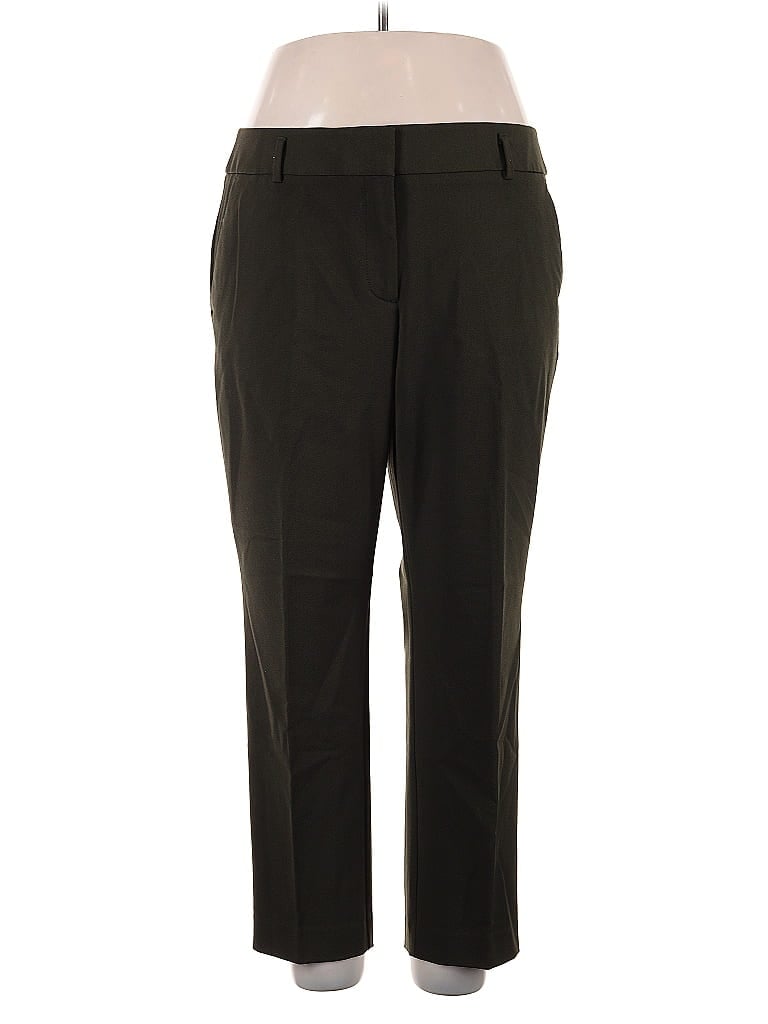 Pre-owned Ann Taylor Loft Dress Pants In Green