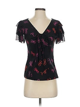 Karen Millen Short Sleeve Silk Top
