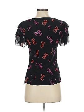 Karen Millen Short Sleeve Silk Top (view 2)