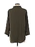 Belle By Kim Gravel 100% Polyester Green 3/4 Sleeve Blouse Size M - photo 2