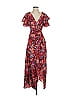 Tanya Taylor 100% Silk Paisley Red Casual Dress Size 2 - photo 1