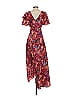 Tanya Taylor 100% Silk Paisley Red Casual Dress Size 2 - photo 2