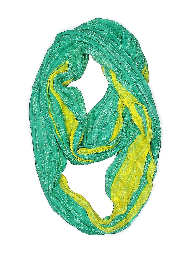 Pre-owned Lulla By Bindya Scarf In Green