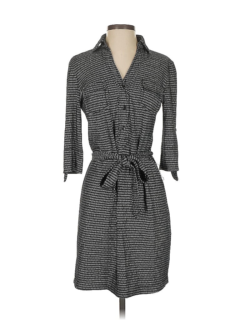 Pre-owned Max Studio Casual Dress In Gray