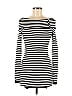 Candie's Stripes Black Casual Dress Size M - photo 1
