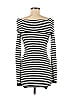 Candie's Stripes Black Casual Dress Size M - photo 2