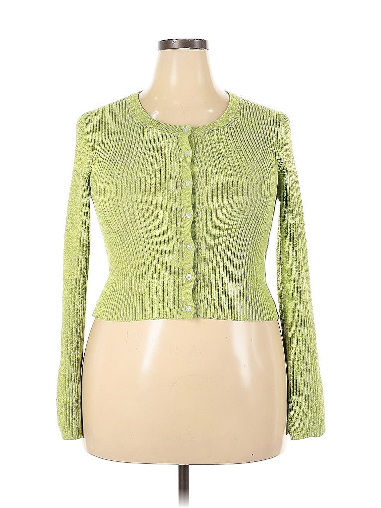 Apparis Green Cardigan Size XXL - photo 1