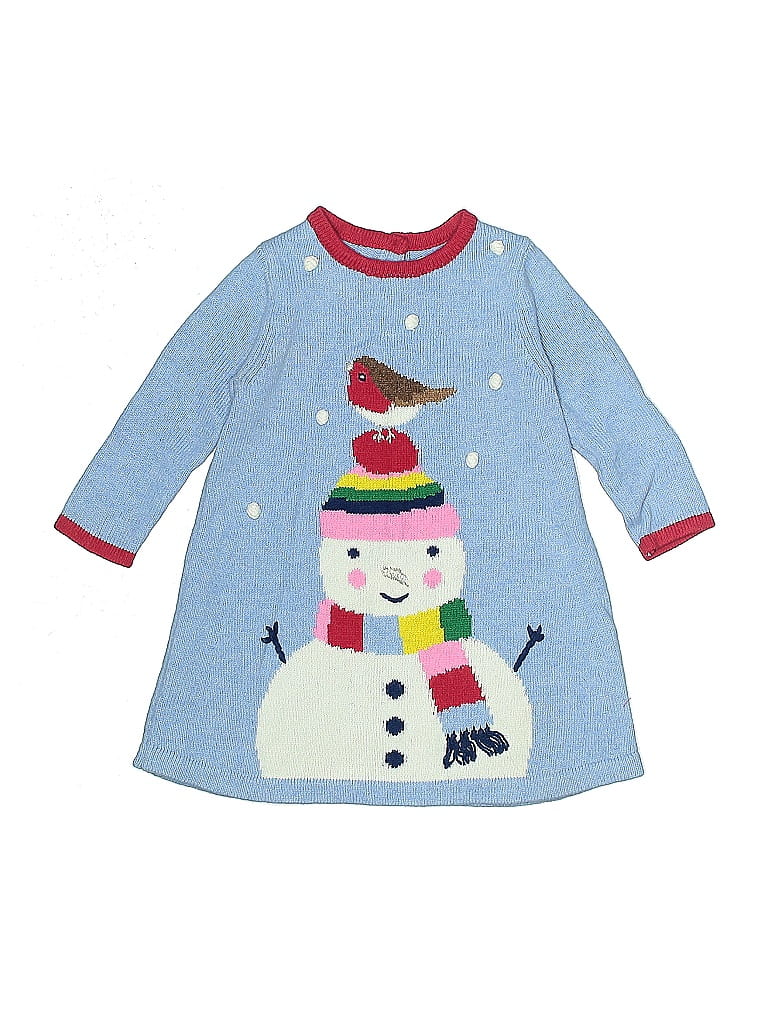 Baby Boden Blue Dress Size 6-9 mo - photo 1