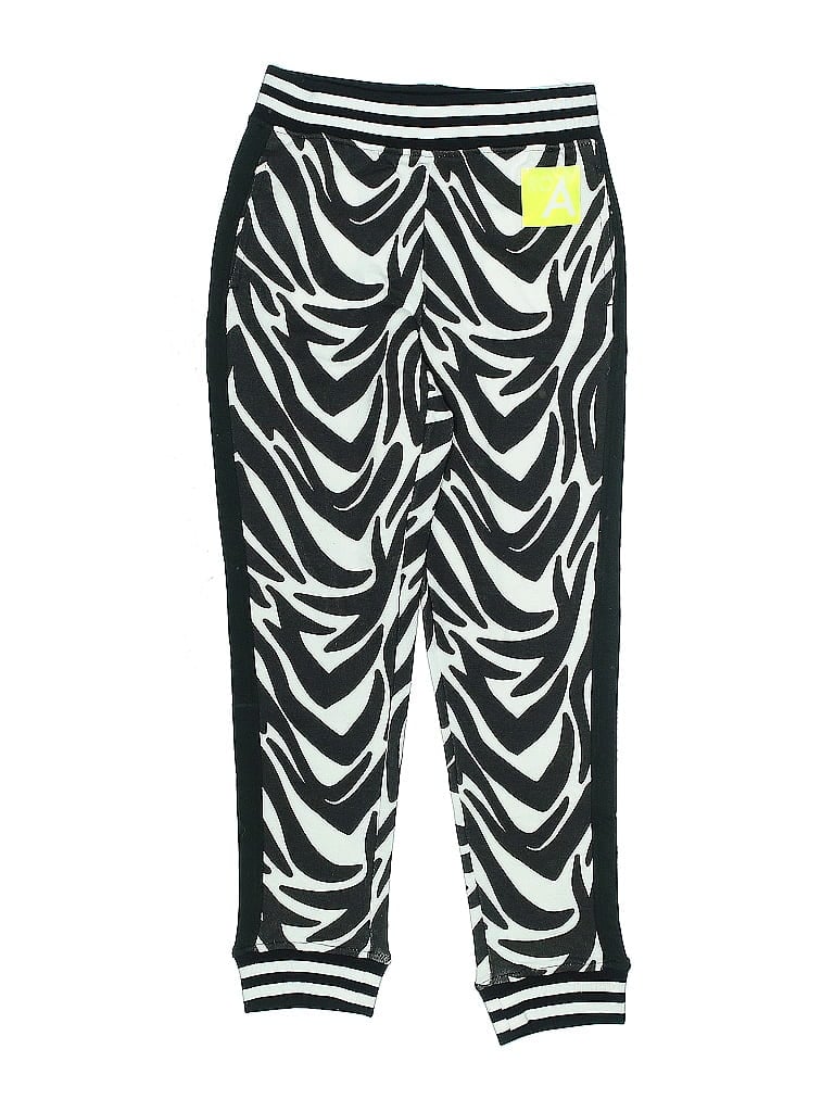 Rockets of Awesome Animal Print Black Track Pants Size 10 - photo 1