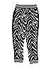 Rockets of Awesome Animal Print Black Track Pants Size 10 - photo 2