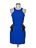Mason Color Block Blue Cocktail Dress Size 2 - photo 1