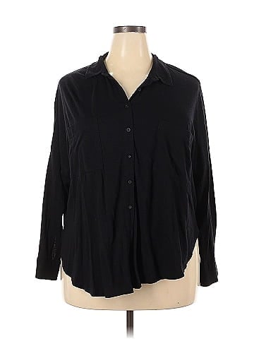 Lou & Grey for LOFT 3/4 Sleeve Button-Down Shirt (view 1)