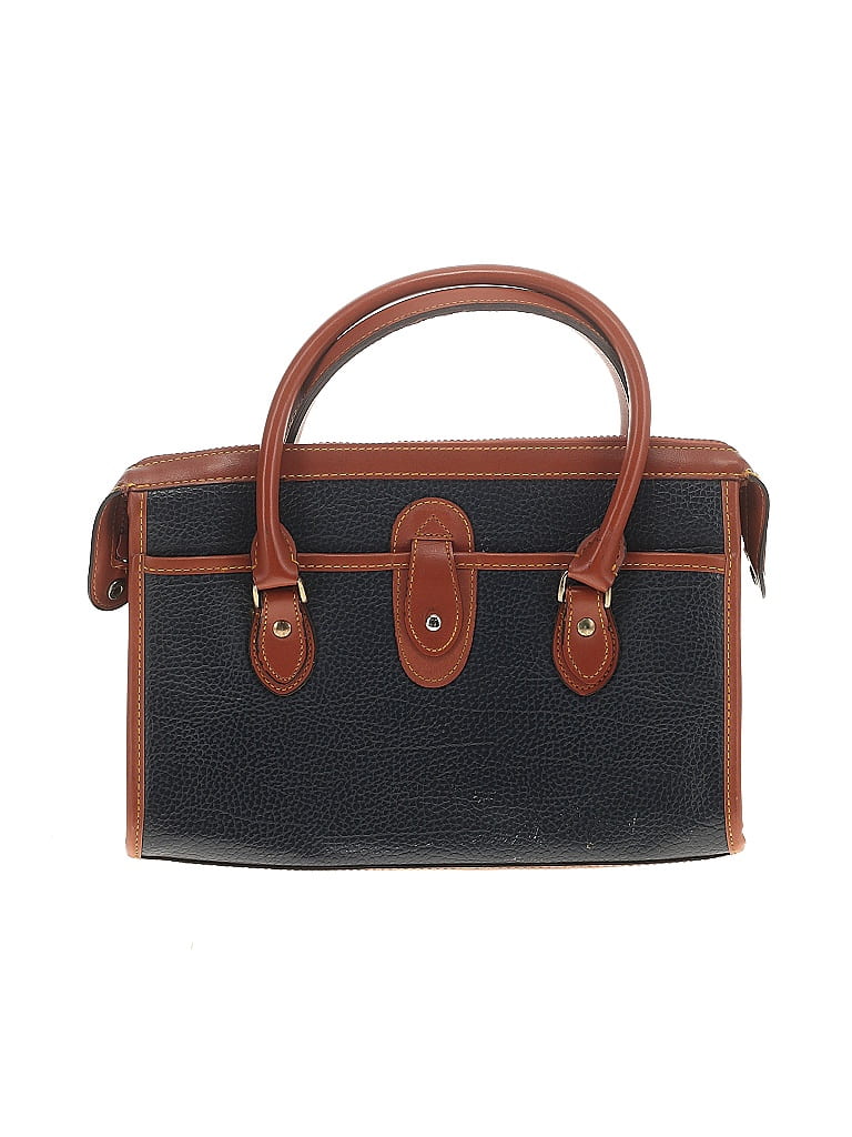Dooney & Bourke 100% Leather Brown Blue Leather Shoulder Bag One size - photo 1