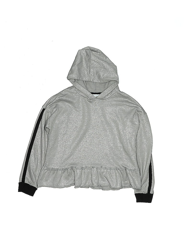 Pre-owned Rockets Of Awesome Kids' Pullover Hoodie In Silver