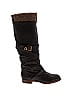 Chloé 100% Leather Solid Brown Riding Boots Size EU (IT) 38 / US 8 - photo 1