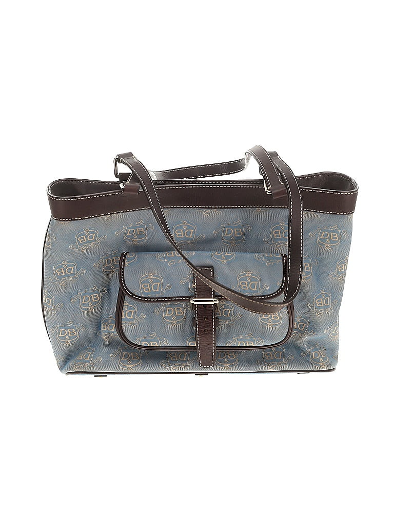 Dooney & Bourke Print Blue Shoulder Bag One size - photo 1