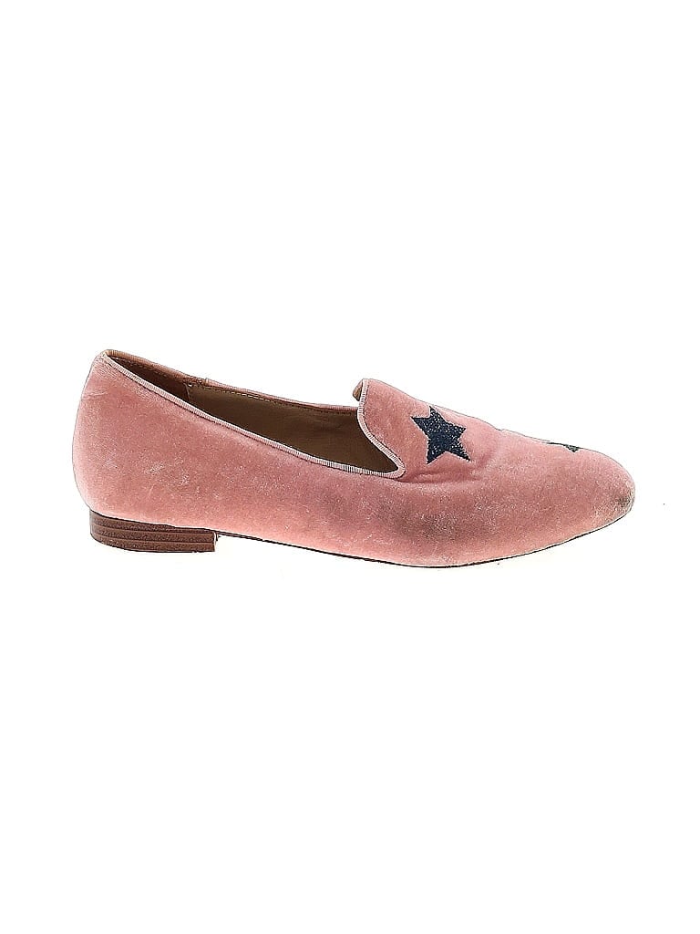 Pre-owned Assorted Brands Flats In Pink