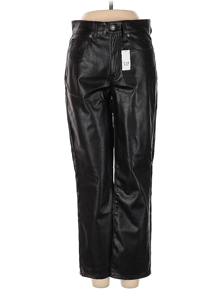 Gap Faux Leather Pants In Black