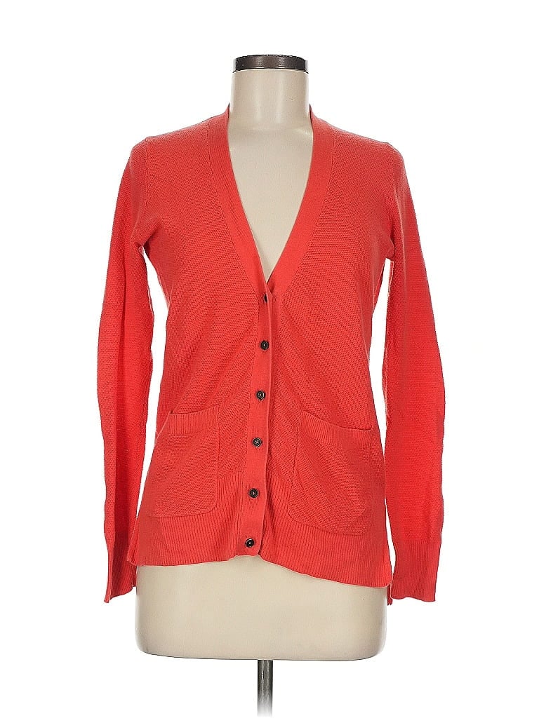 Pre-owned Madewell Cardigan Sweater In Red